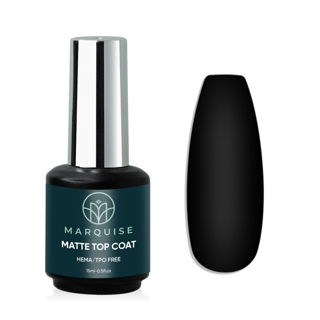 Top Coat Matte HEMA/TPO FREE, Marquise, 15 ml