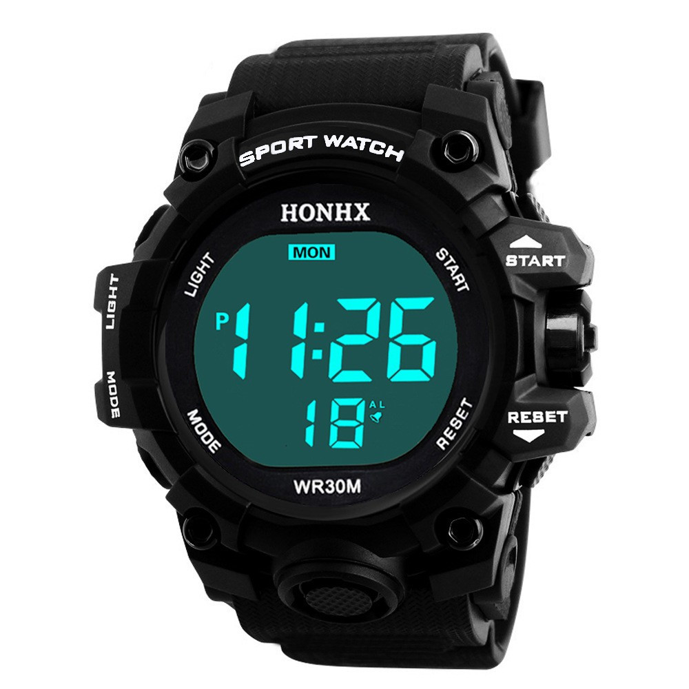 Ceas Barbatesc HONHX, curea silicon, digital watch