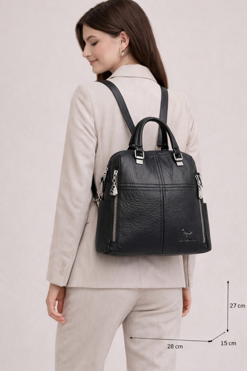 Geanta dama, Sofia GT763, model negru - imagine 2