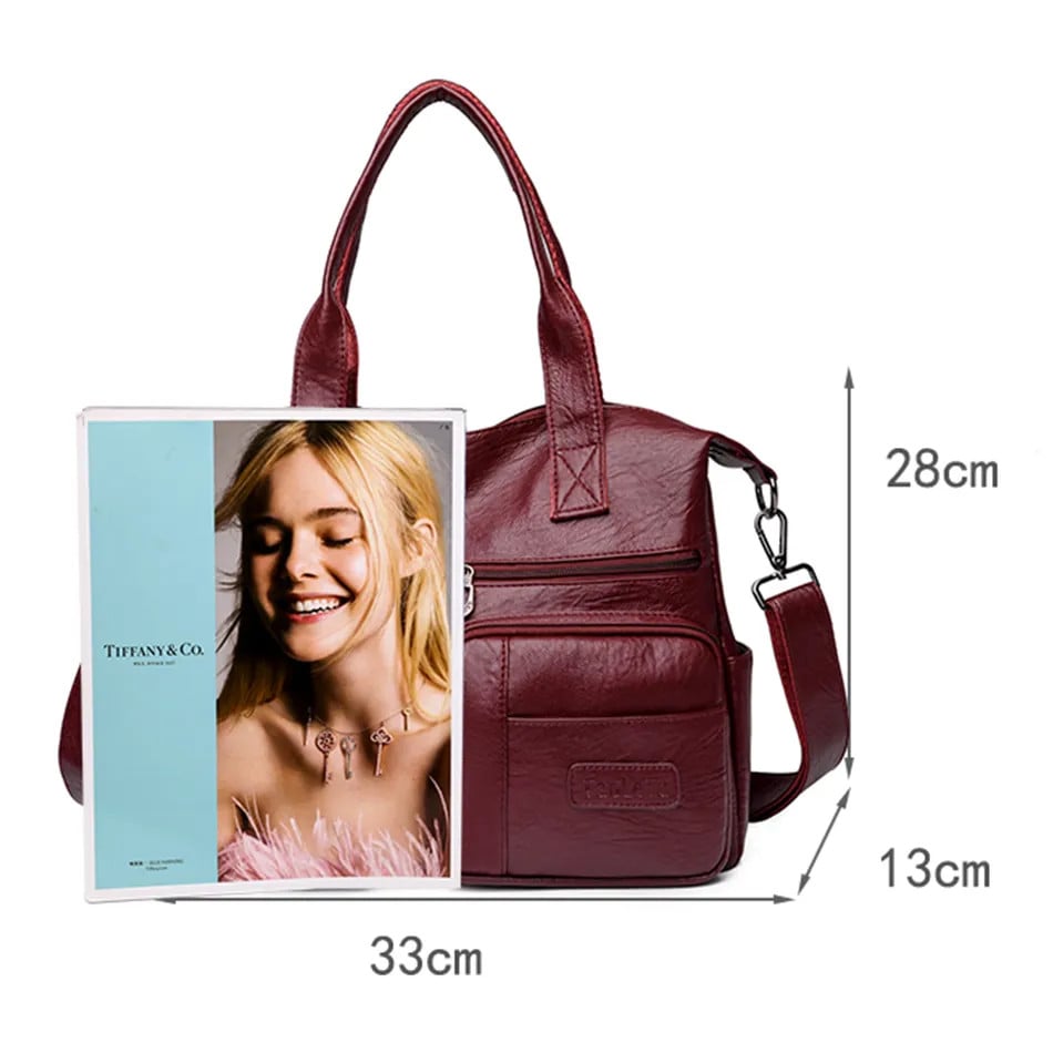 Geanta dama, Xanthe GT2529, Bordo - 5 | YEO