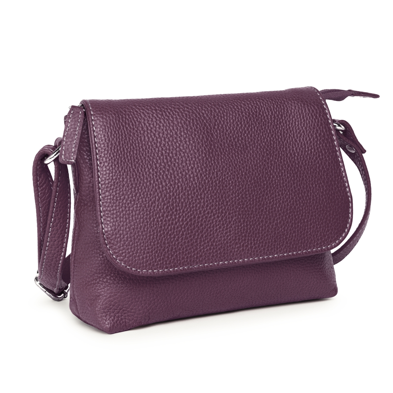 Geanta de dama, Mirabela GT3900, piele naturala, Violet - imagine 3