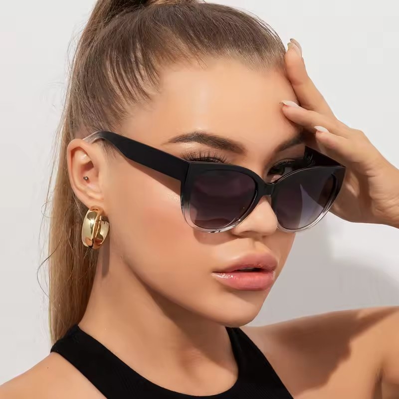 Ochelari de soare pentru femei, SG129, Negru