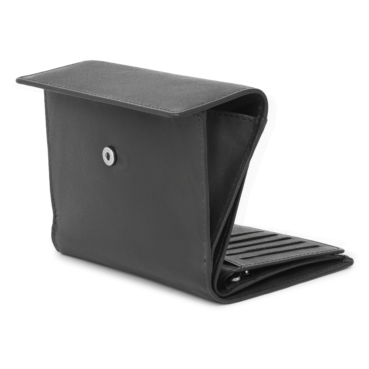 Portofel dama Marquise, Perseida PT1454, piele naturala, Negru - imagine 4