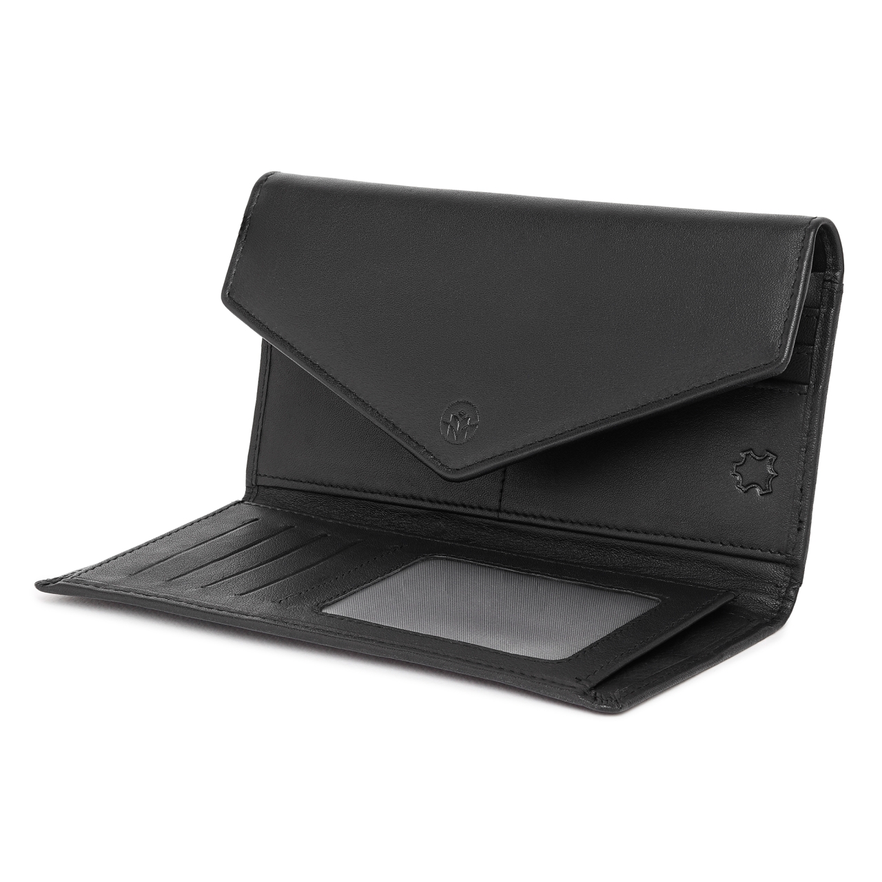 Portofel dama Marquise, Zendaya PT1451, piele naturala, Negru - imagine 4