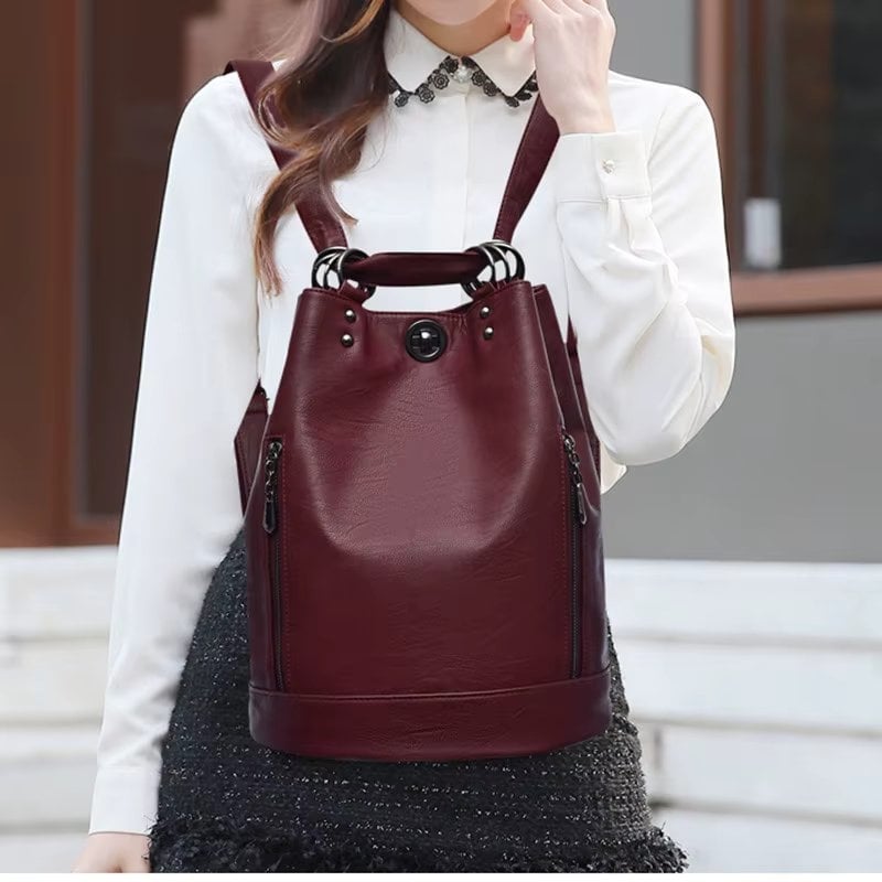 Rucsac dama, Alithia GT3634, Bordo - 1 | YEO