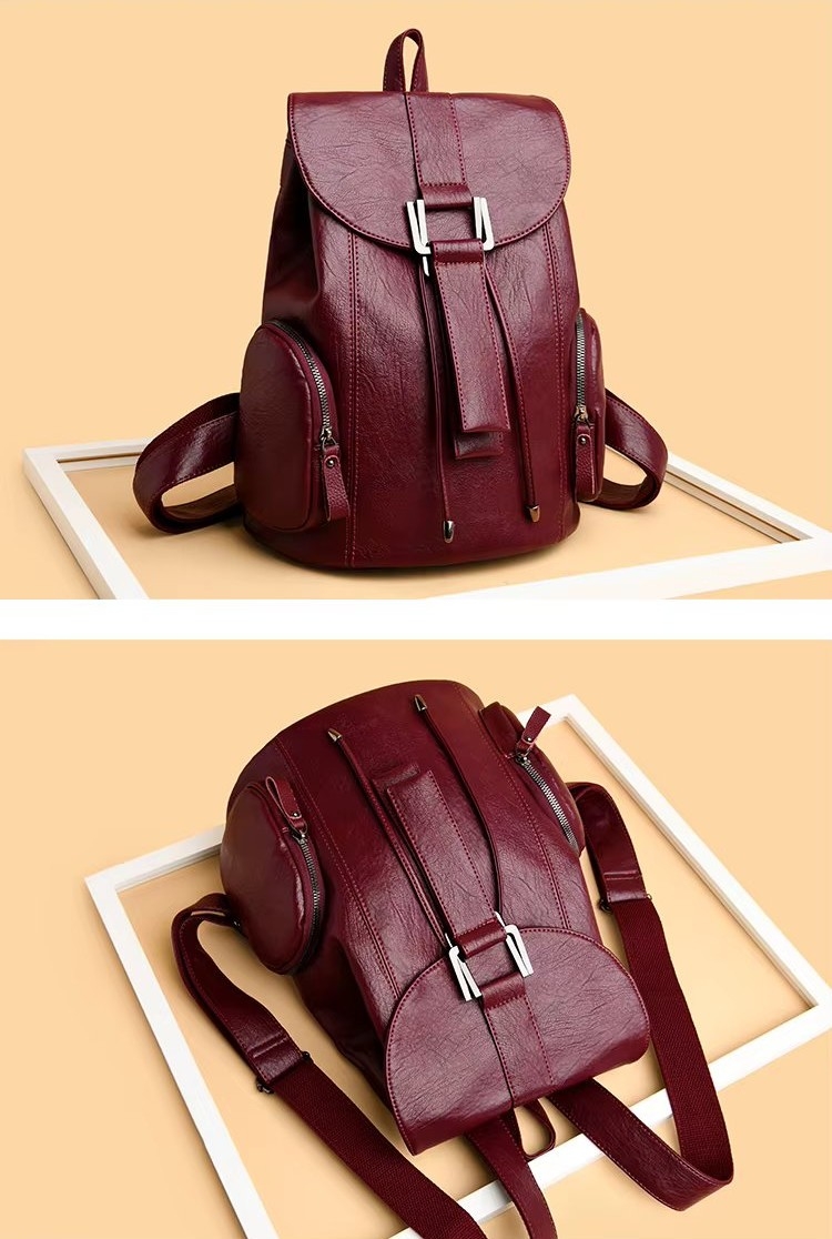 Rucsac dama, Amoria GT3615, Bordo - 2 | YEO