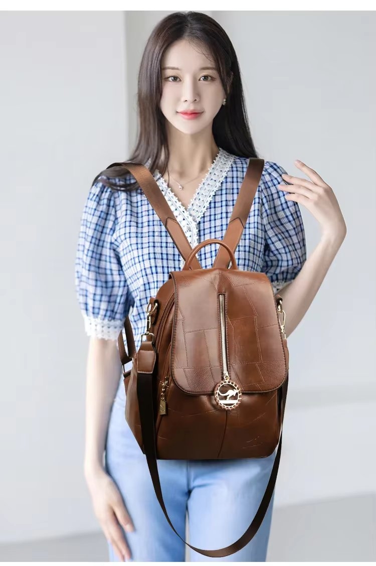 Rucsac dama, Auralie GT3598, Maro - 2 | YEO