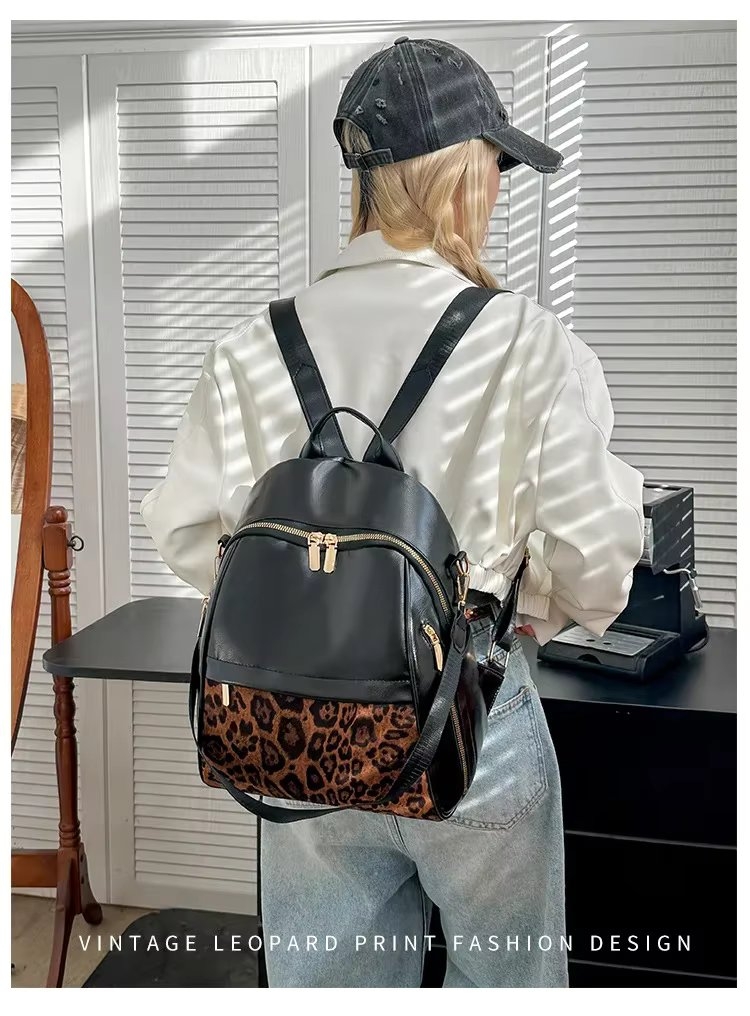 Rucsac dama, Eleadora GT3636, Negru - 2 | YEO