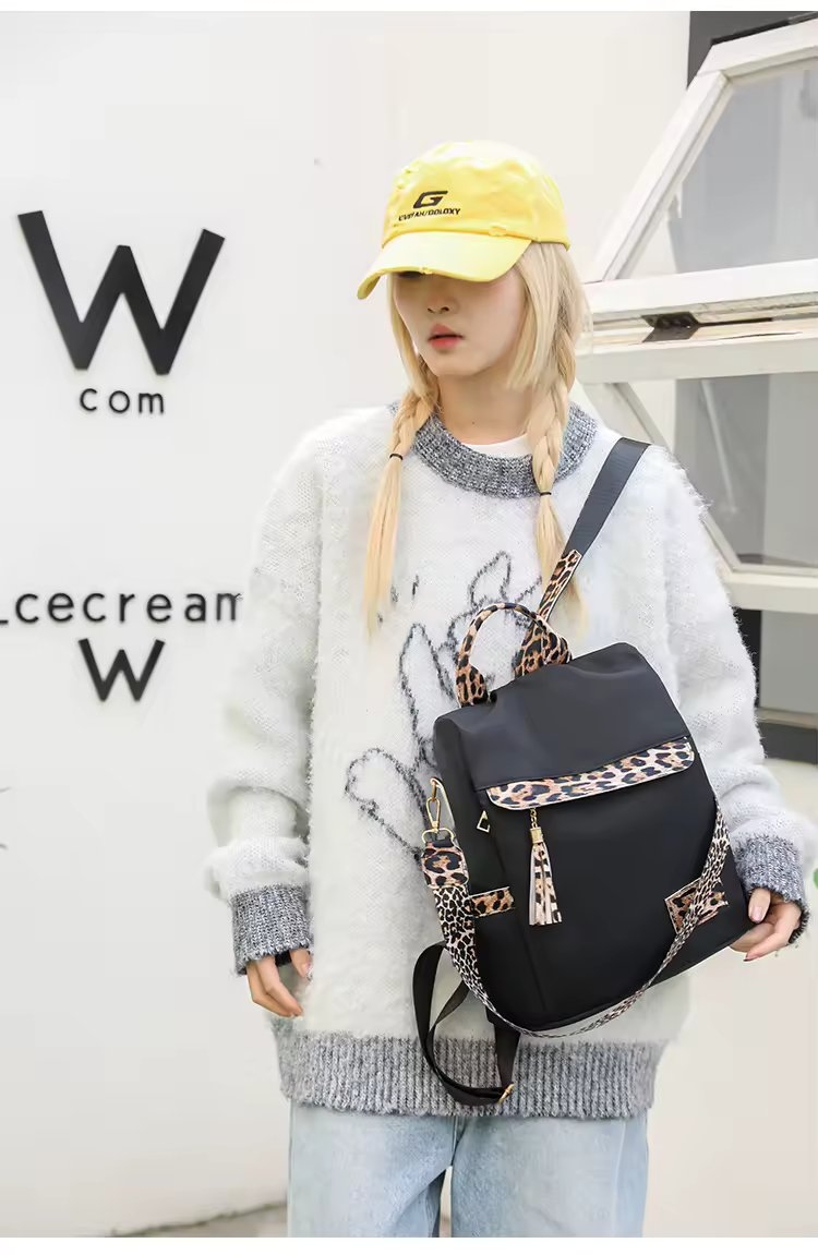 Rucsac dama, Iulissa GT3764, antifurt, Negru - 1 | YEO