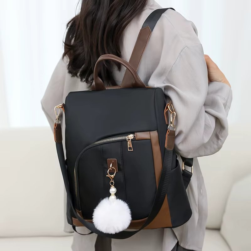 Rucsac dama, Ophelina GT3682, antifurt, Negru - 3 | YEO