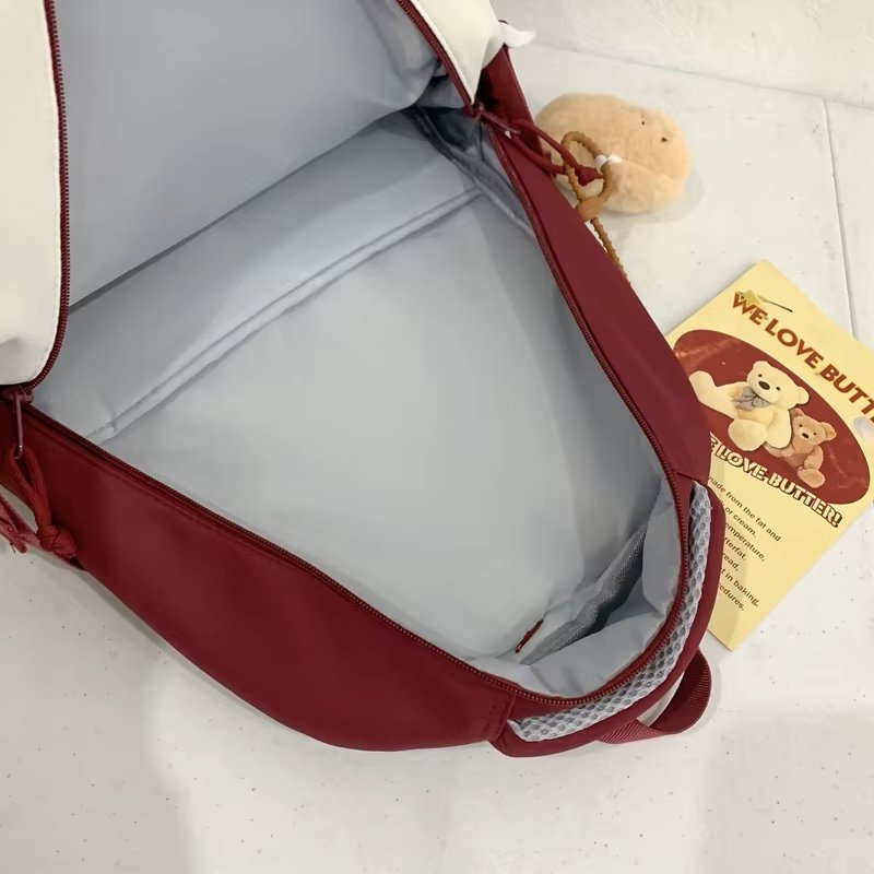 Rucsac dama, Ysoria GT3687, Alb/Roz