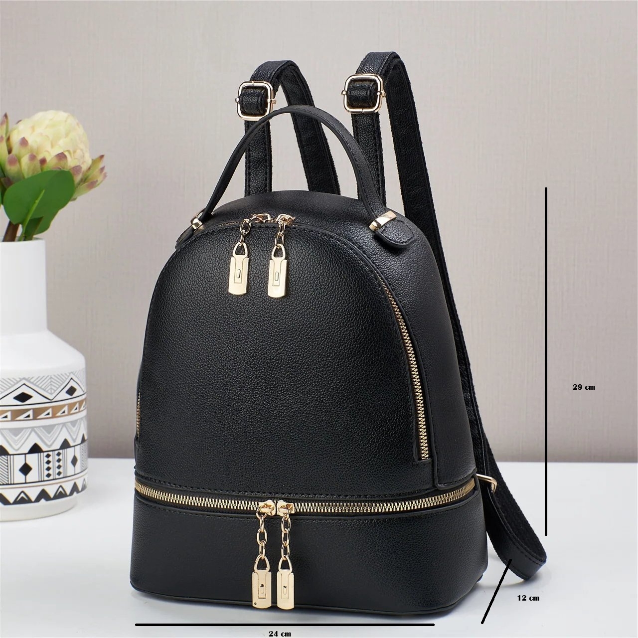 Rucsac de dama, Tanith GT3047, Maro - 1 | YEO