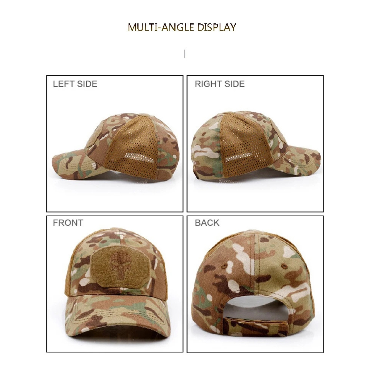Sapca pentru barbati, SP081, Bej militar - 1 | YEO
