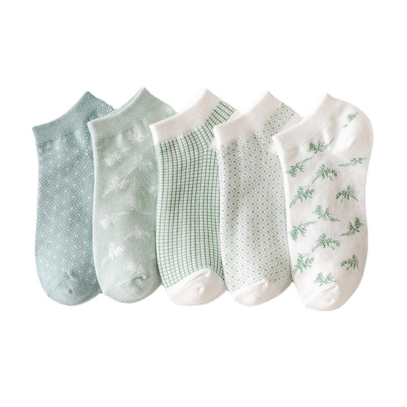 Set 5 perechi de sosete pentru dama, SS210, marime universala (35-39)