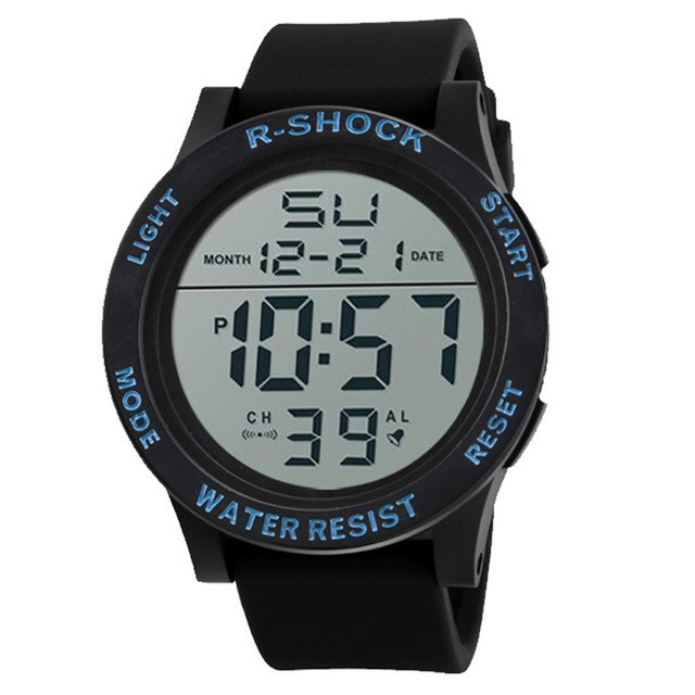Ceas barbatest digital, model Sport, curea silicon