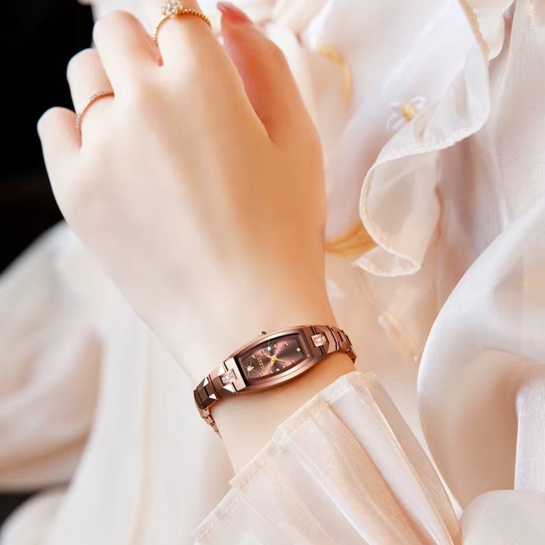 Ceas de dama Olevs CS1955, otel inoxidabil, automatic, rose gold, cadran rose gold - 1 | YEO