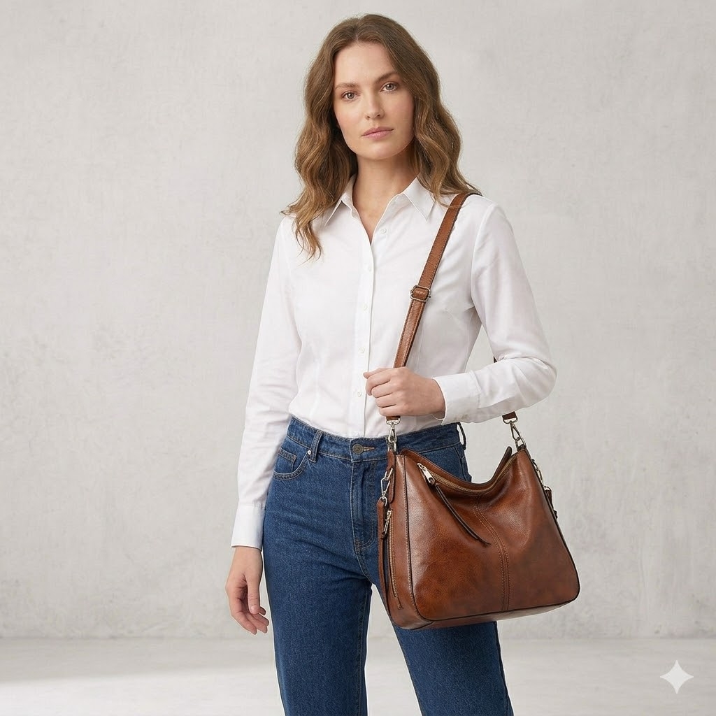 Geanta dama Prema GT841, model maro - imagine 2