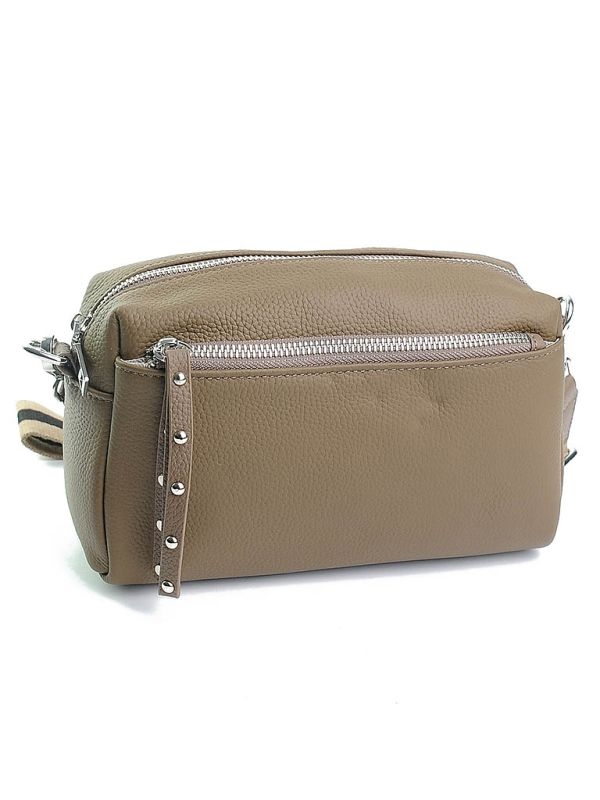 Geanta de dama, 99138, piele naturala, Apricot