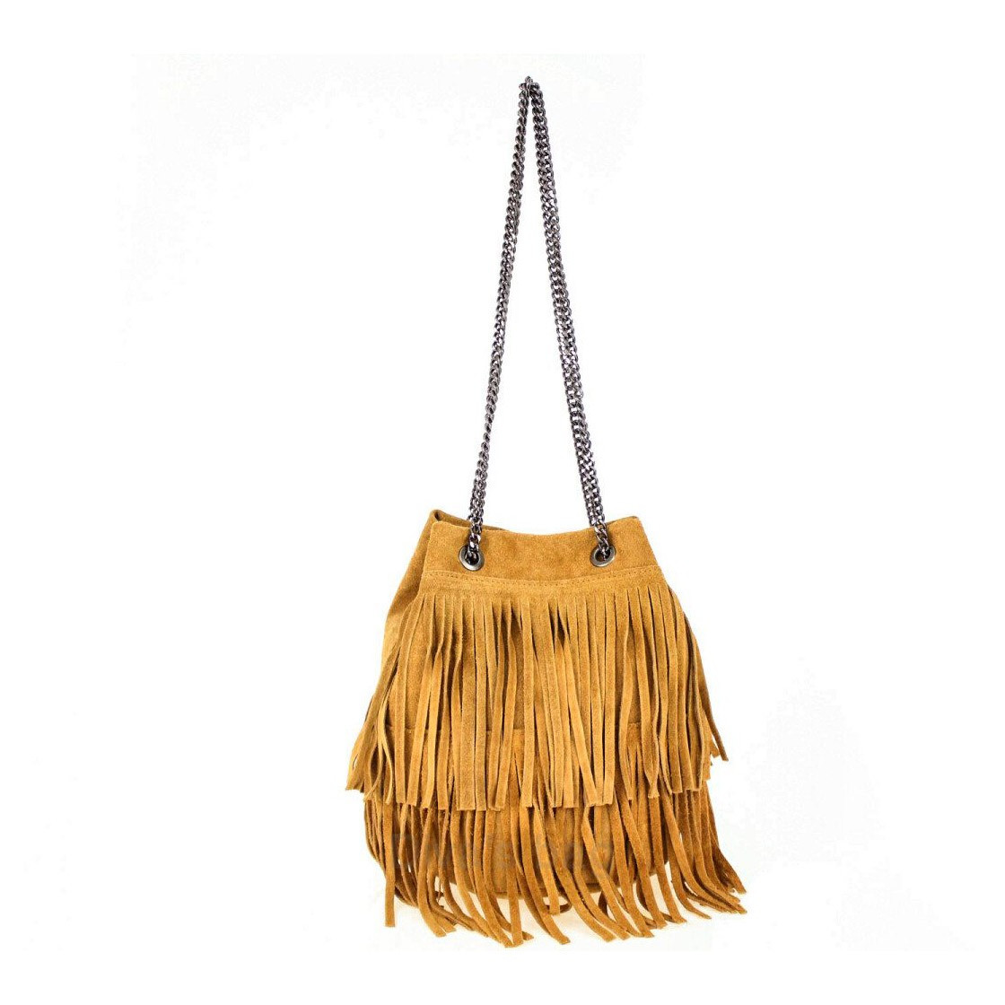 Geanta ocazie dama Naima GT1294, piele naturala, cognac