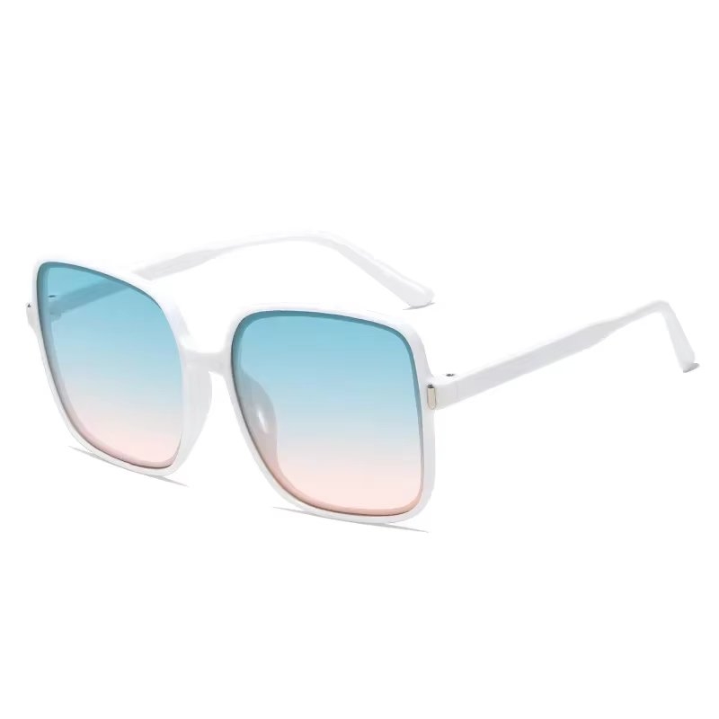 Ochelari de soare pentru femei, SG139, Alb/Albastru