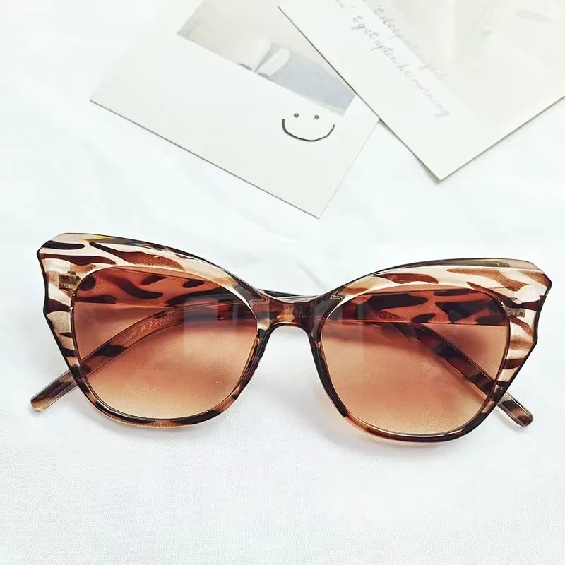 Ochelari de soare pentru femei, SG198, Animal print - 2 | YEO