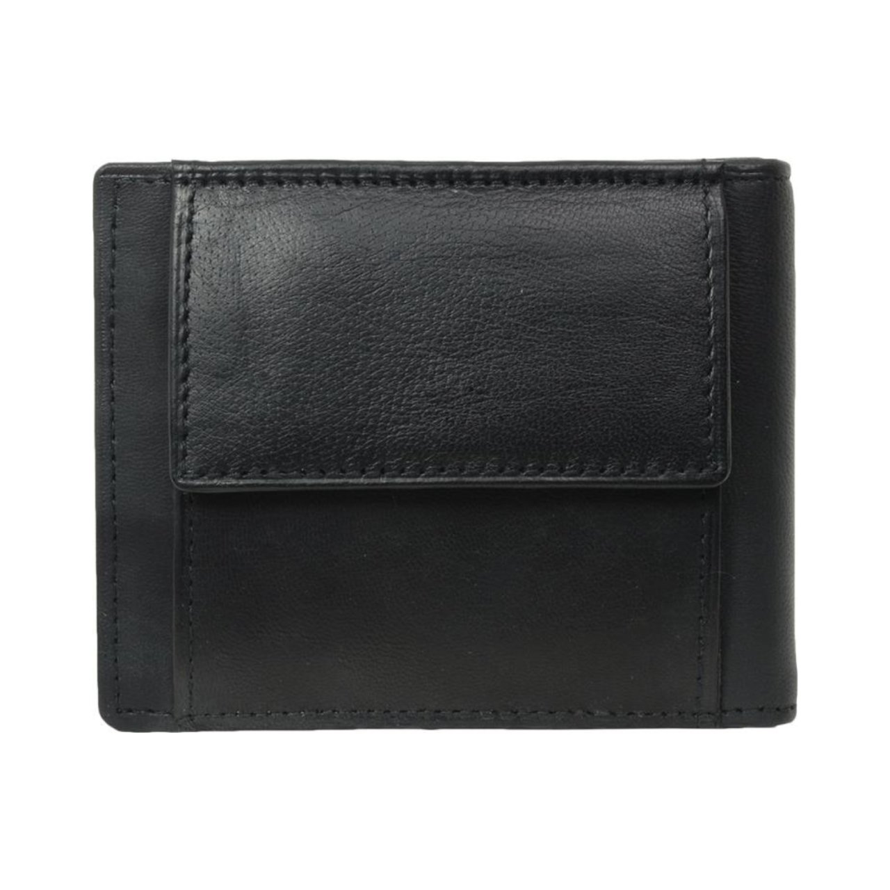 Port card unisex, Zephyr PT1376, piele naturala, Negru