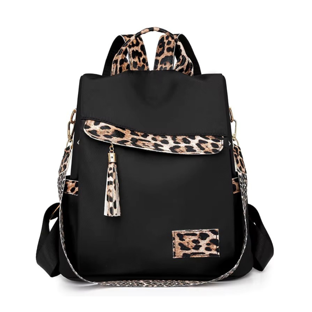 Rucsac dama, Iulissa GT3764, antifurt, Negru