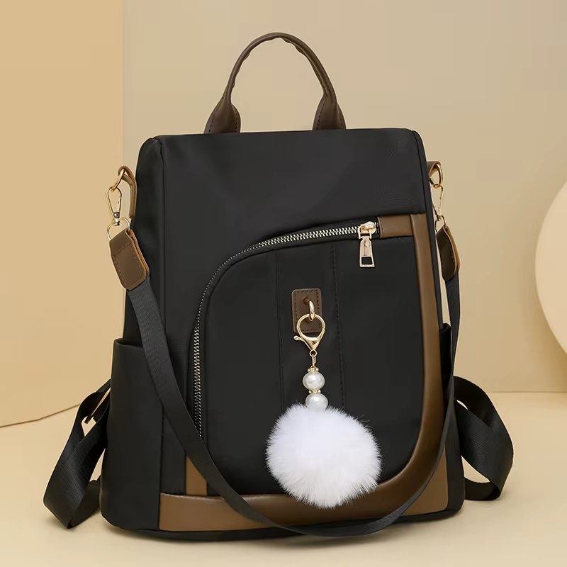 Rucsac dama, Ophelina GT3682, antifurt, Negru - 4 | YEO