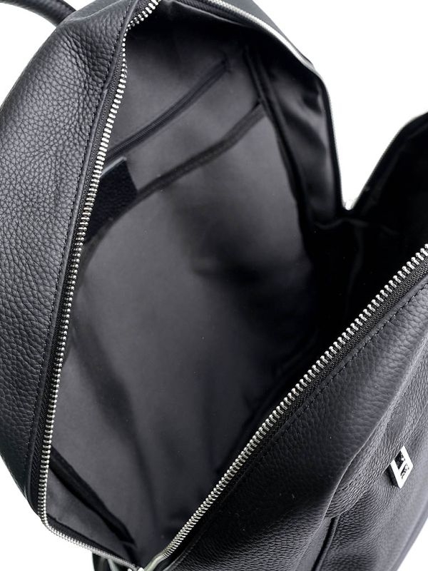 Rucsac pentru barbati, 23131, piele naturala, Negru - imagine 3