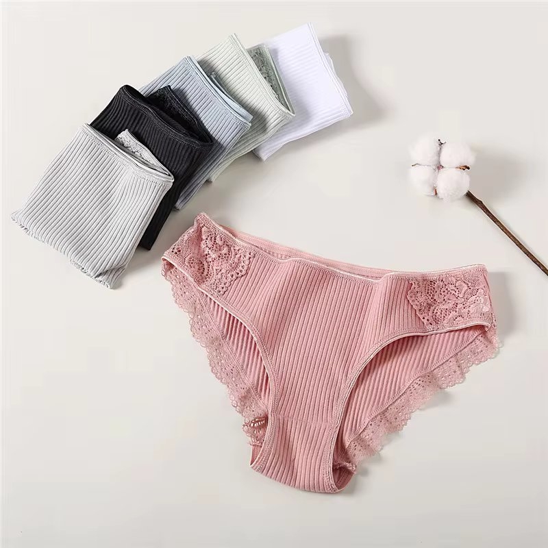 Set 3 perechi de chiloti pentru dama, CH049, Multicolor - 3 | YEO