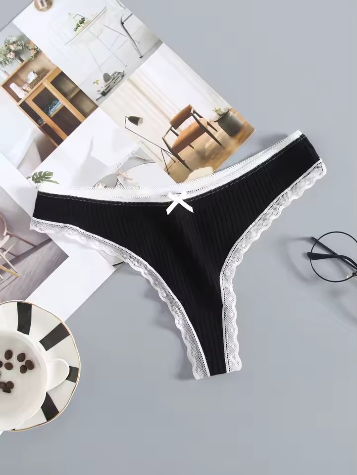 Set 5 perechi de chiloti pentru dama, CH072, Multicolor - 1 | YEO