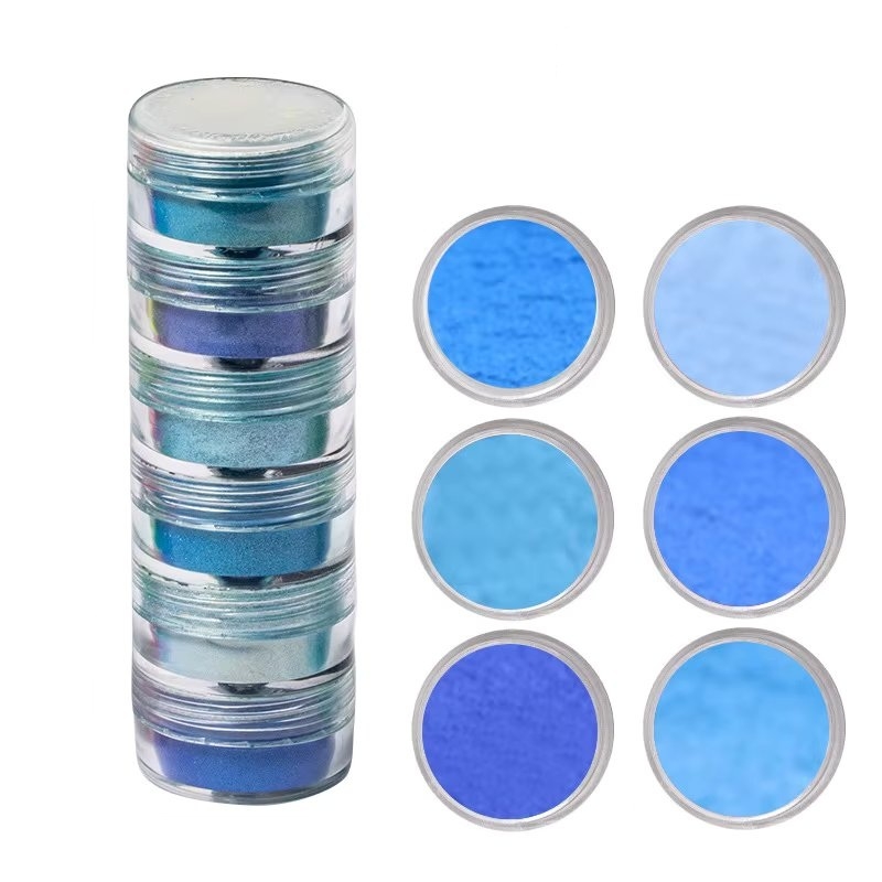 Set 6 pigmenti unghii Marquise, PIGM18, Multicolor