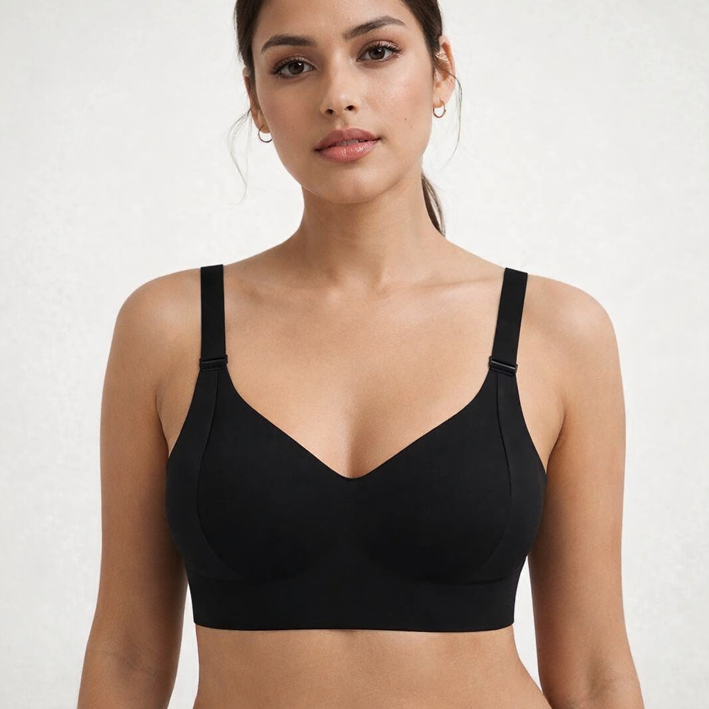 Bustiera dama, ST040, Negru