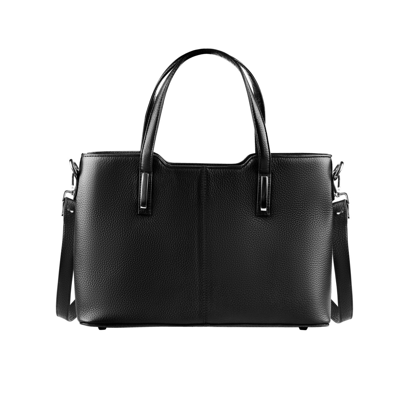 Geanta dama, Caelia GT3644, piele naturala, Negru