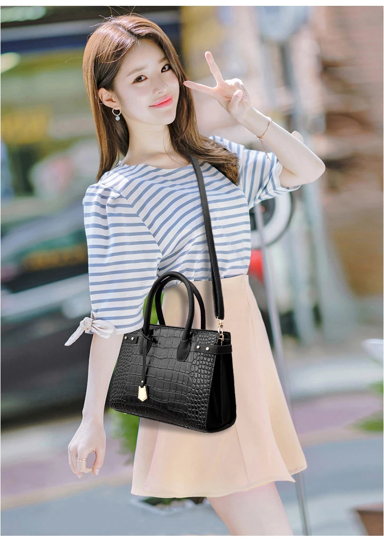 Geanta dama, Delphine GT2426, Negru - 3 | YEO