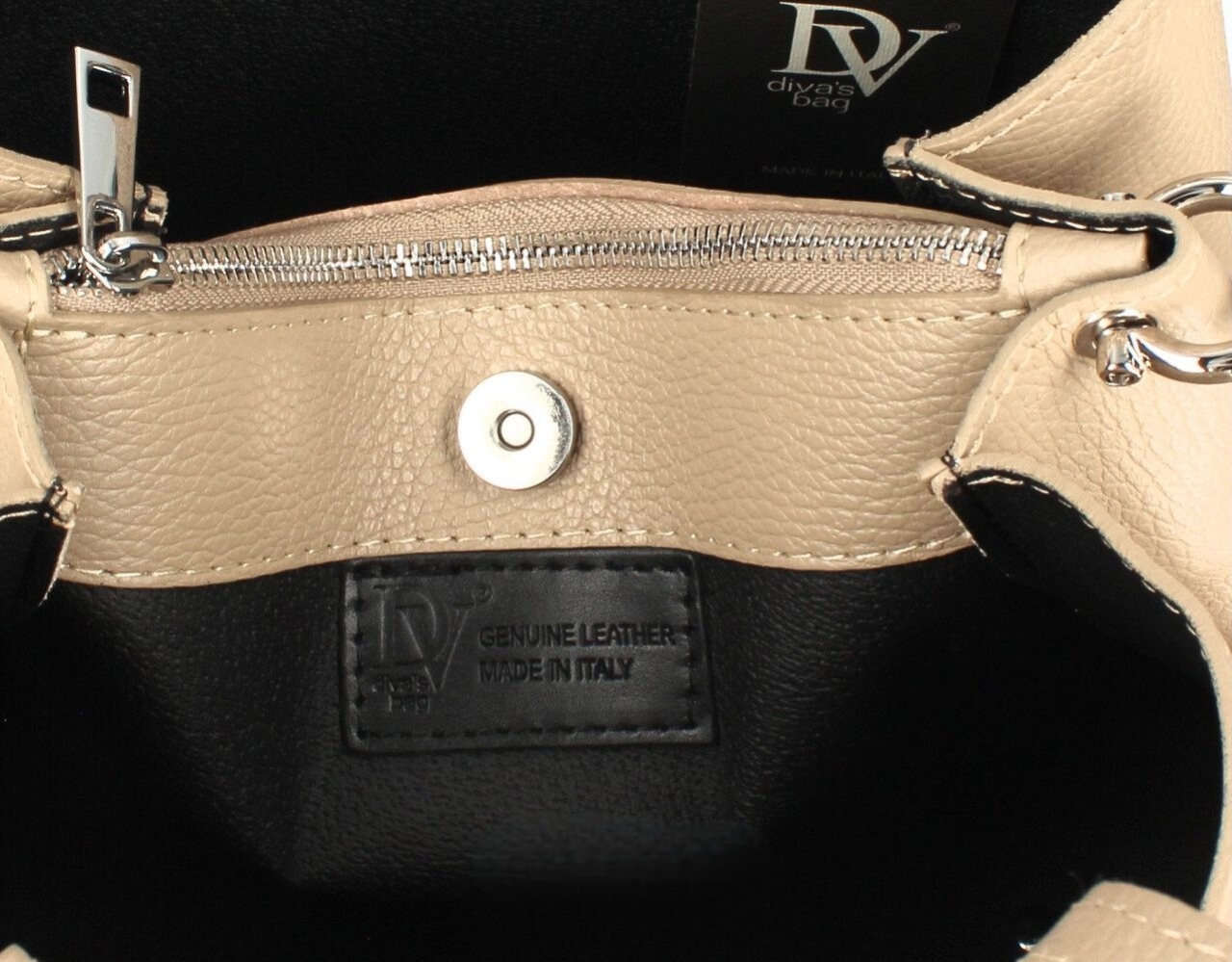 Geanta de dama, Bonita GT3793, piele naturala, Cognac