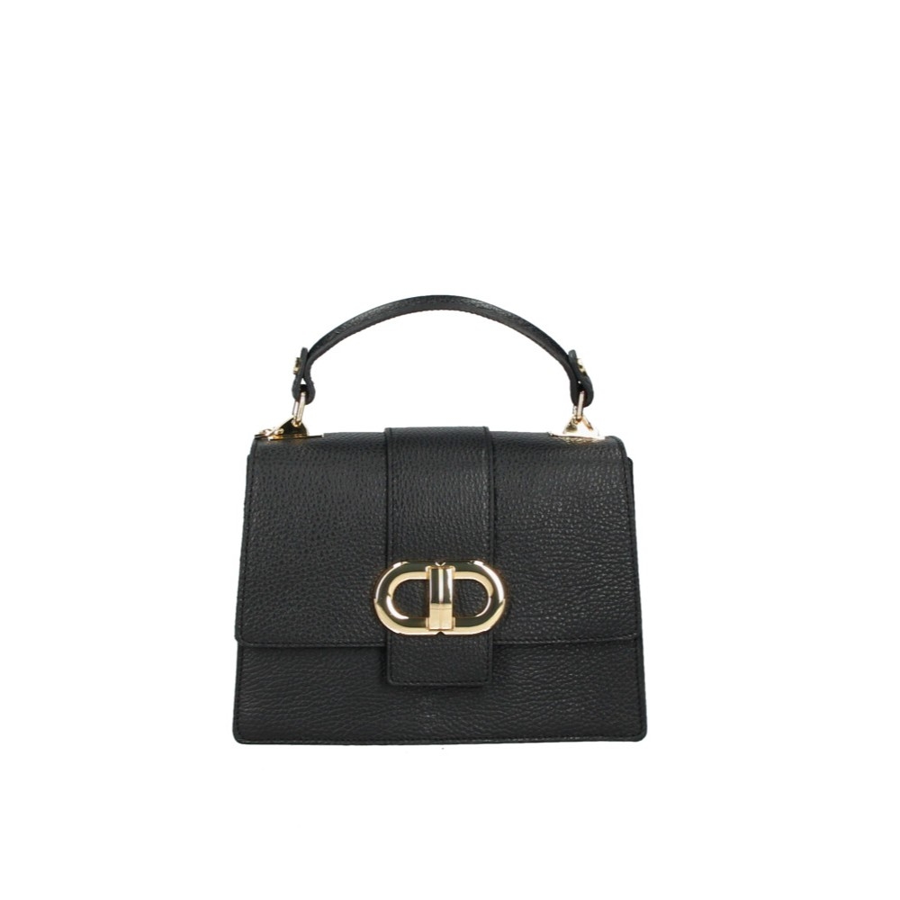 Geanta de dama, Diana GT3774, piele naturala, Negru