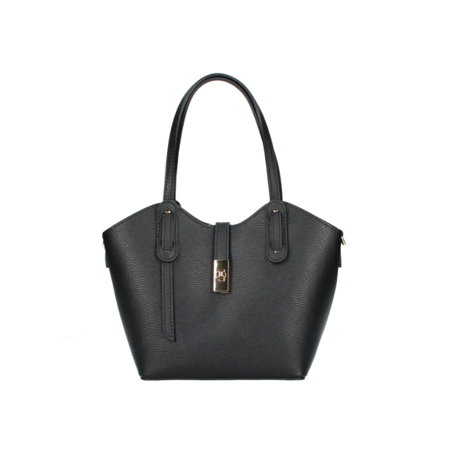 Geanta de dama, Giuly GT3789, piele naturala, Negru