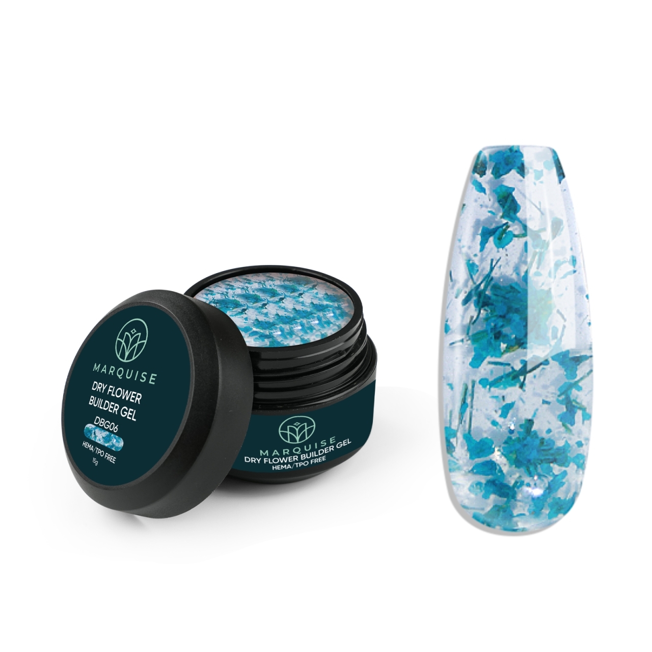 Gel UV Constructie Unghii HEMA/TPO FREE, Marquise, Dry Flower DBG06, 15 g