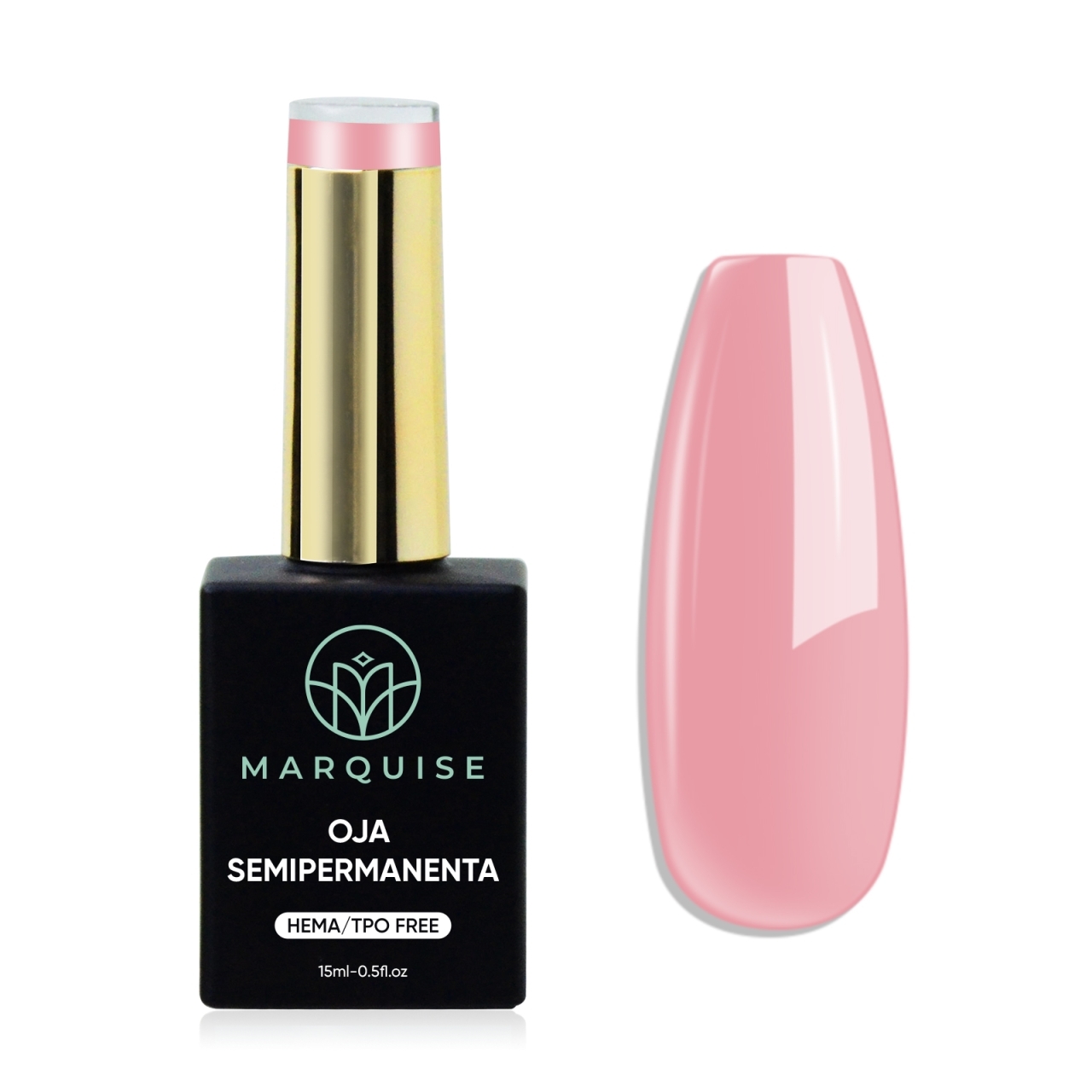 Oja semipermanenta HEMA/TPO FREE, Marquise, Pure Color JY070, 15 ml