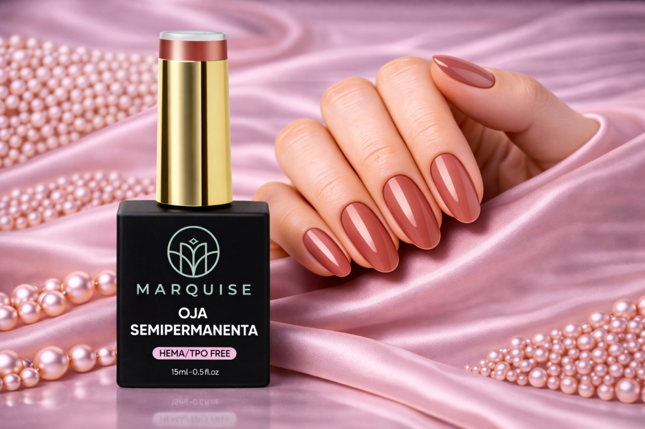 Oja semipermanenta HEMA/TPO FREE, Marquise, Pure Color JY398, 15 ml - imagine 2