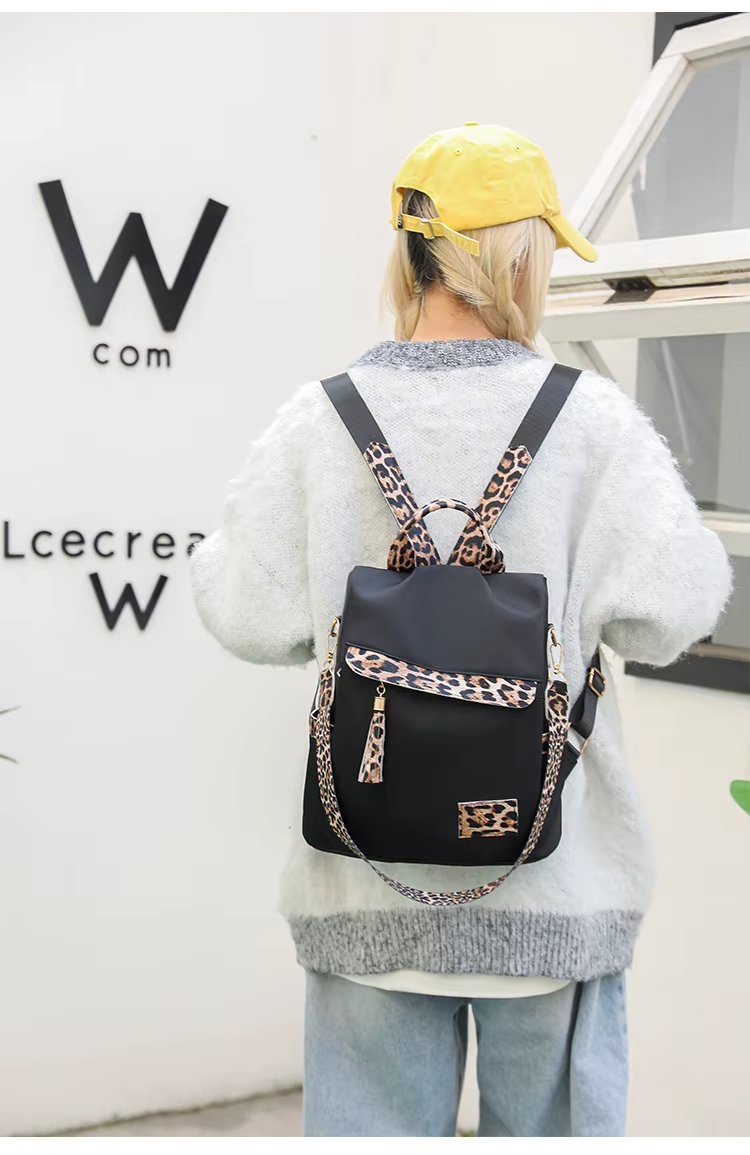 Rucsac dama, Iulissa GT3764, antifurt, Negru - 2 | YEO