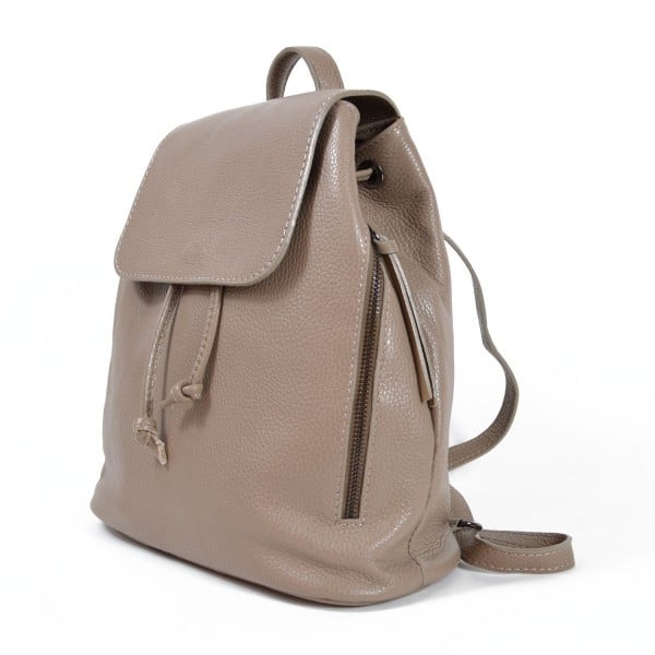 Rucsac dama Zelinda GT1493, piele naturala, taupe - 1 | YEO