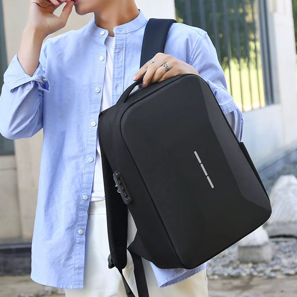 Rucsac unisex, Orien GT3755, port USB, Negru - 3 | YEO