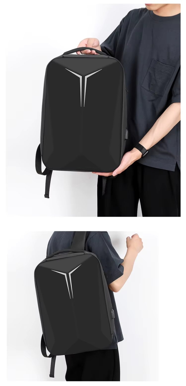 Rucsac unisex, Sylion GT3754, port USB, Gri - 2 | YEO