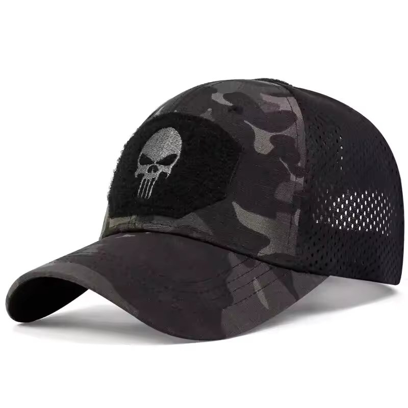 Sapca pentru barbati, SP077, Negru militar