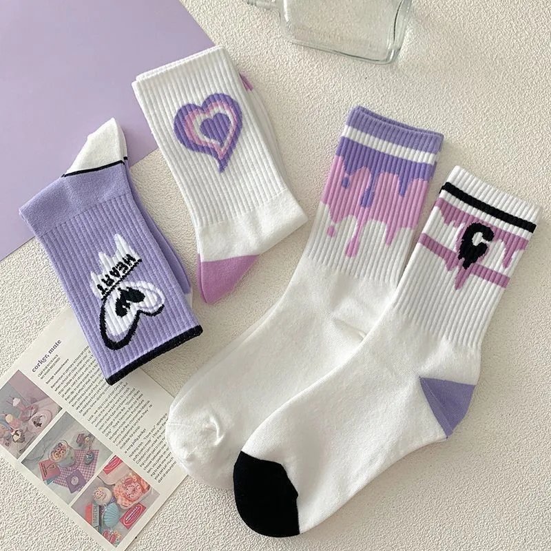 Set 7 perechi de sosete pentru dama, SS074, Multicolor, marime universala - 2 | YEO