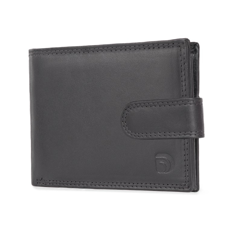 Set cadou pentru barbati, Portofel + Curea, piele naturala, model elegant, Negru, SET10 - 2 | YEO