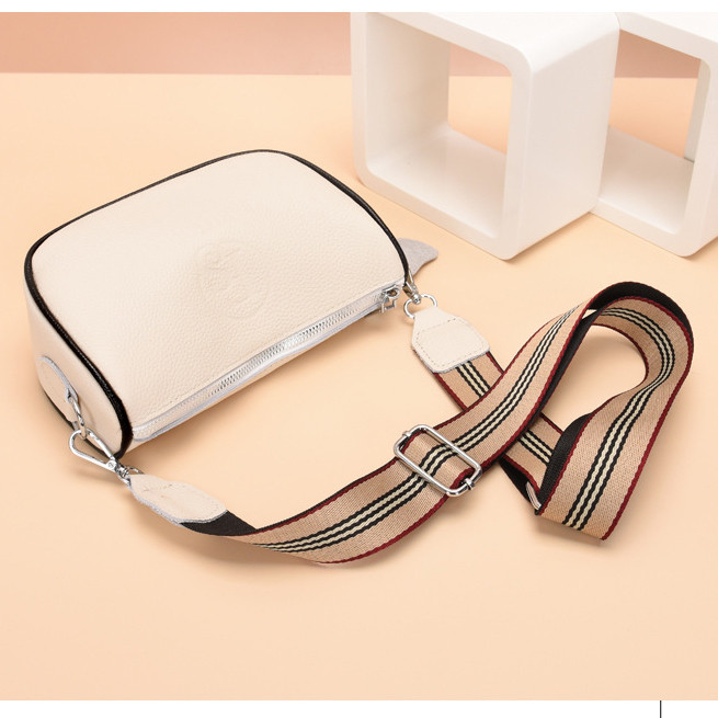 Geanta dama Adonia GT1984, piele naturala, Alb