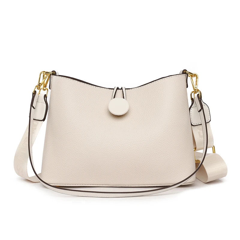 Geanta dama Delis, Anaxandra GT2563, piele naturala, Crem